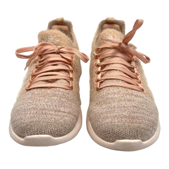 APL TechLoom Breeze x Summer Fridays Blush Peach Running Shoes Trainers W7 - Picture 2 of 15